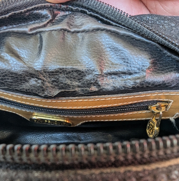 Fendi Black and Tan Striped Crossbody Bag - Picture 14 of 16